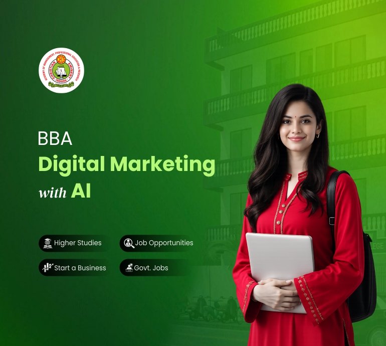 BBA Digital Marketing with AI: Future Business Career Option christian eminent college